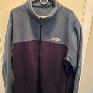 Columbia Two tone Blue Fleece Jacket
